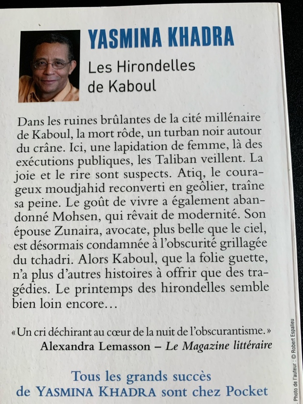 3/10$ Yasmina Khadra - Les Hirondelles de Kaboul - Picture 3 of 4